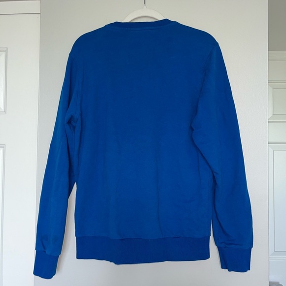 Men’s Blue Oakley Custom Fit Crew Neck Sweatshirt Size Large - Picture 3 of 5